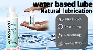 Water-Based Personal Lubricant, Lube for Men, Women Toys and Couples, Non-Staining, 6.76 Fl Oz